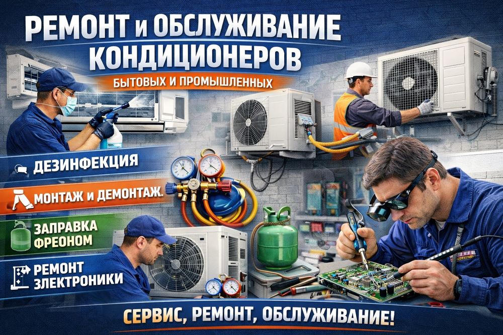 Мойка, ремонт заправка кондиционеров