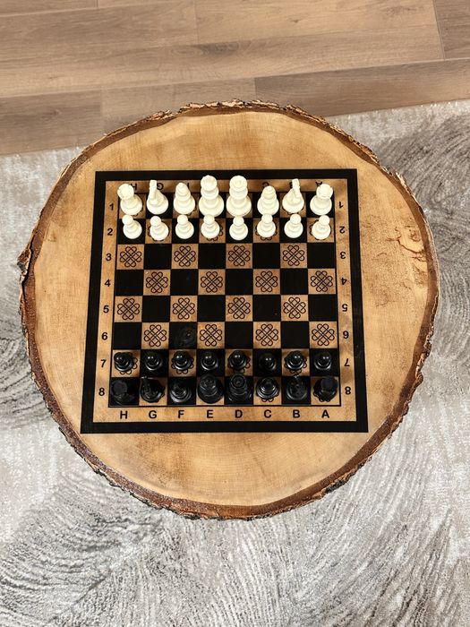 Masa de sah handmade