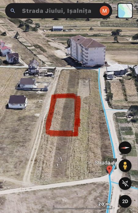 Vand teren 500mp , Isalnita