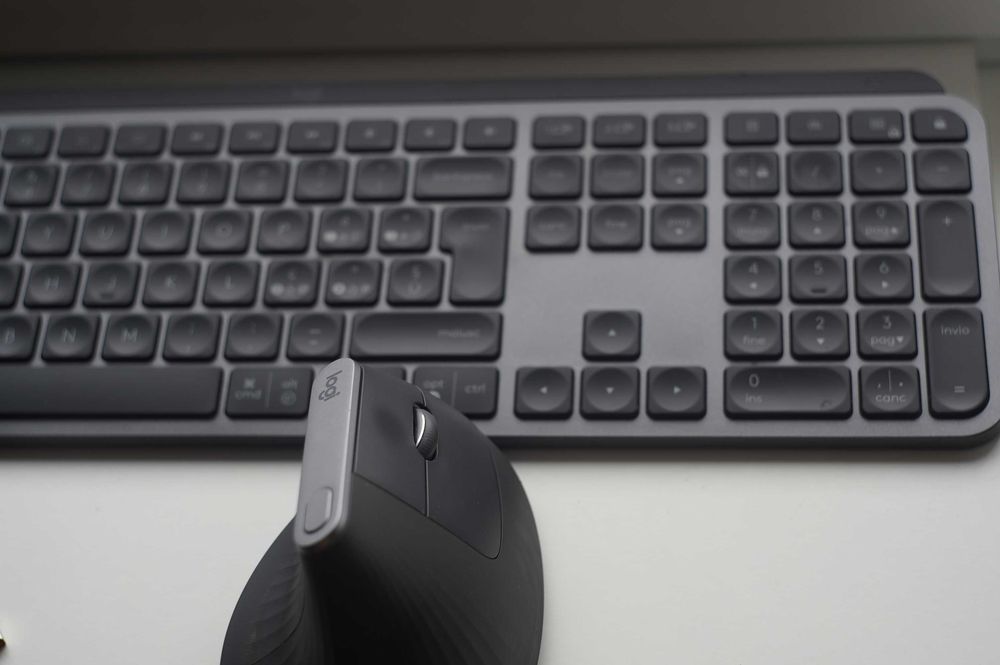 Logi MX keys keyboard tastatura si mouse MX Vertical cu unifier
