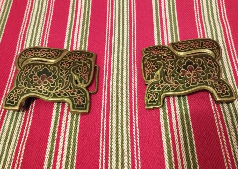 Cataramă curea Made in India, vintage