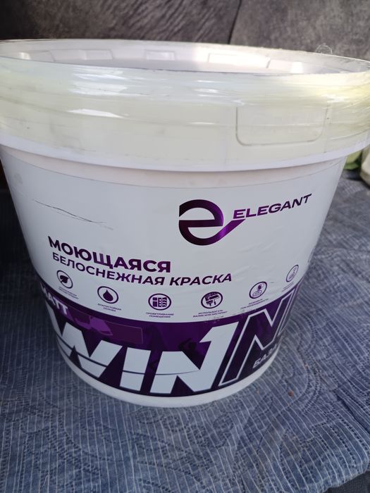 Продам краску матовая, влагостойкий 25 кг