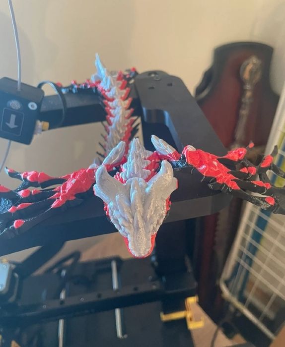 3д Шарнирный Дракон