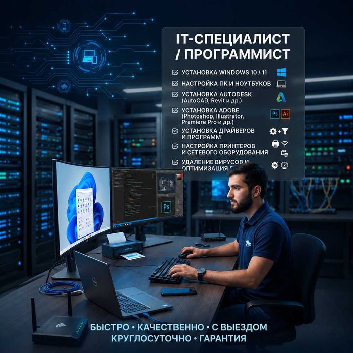 ПРОГРАМИСТ | Установка Windows |adobe|autodesk|anydesk| ВЫЕЗД 24/7