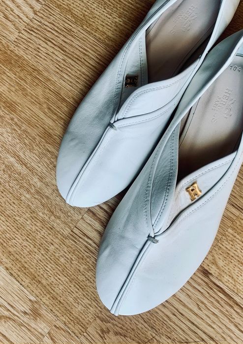 Balerini Hermès originali, 41, genuine leather