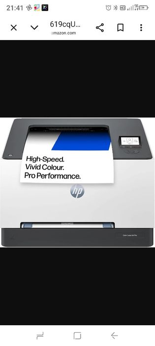 Лазерен принтер HP LaserJet Pro 3202dw | Цветен | Принтер за малък и среден бизнес | Безжичен