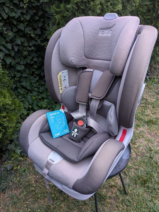 Scaun bebe ISOFIX U-Grow UGHCS-06, 0-36 kg, Gri