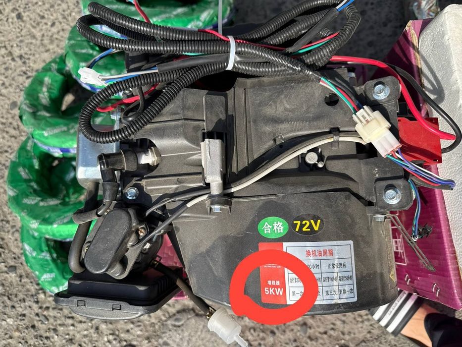 ГЕНЕРАТОР (движок)  60-72V/5КW (Хитой)