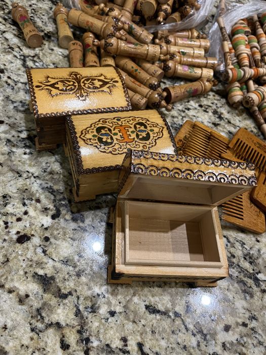 Дървени Цигарета Кутия  Хаванче Чутура