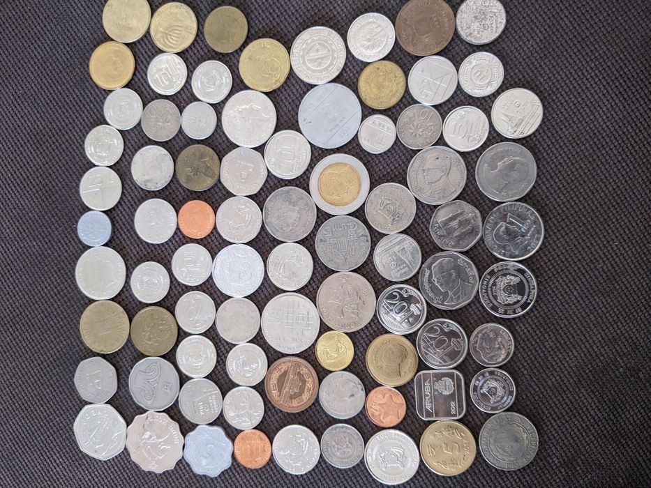 Монети Кариби, Бахами, UAE Арабски и др.112бр. United Arab Emirates