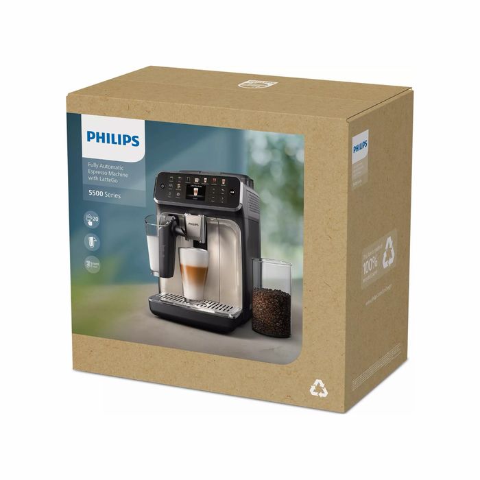 Кофемашина Philips EP5543/90 5500 Series LatteGo 1 Год Гарантия