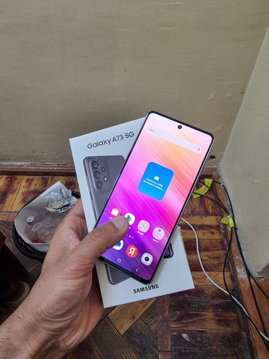 Samsung A73 5G 8/128gb ideal ochilmagan usta kurmagan aybi yuq tozza
