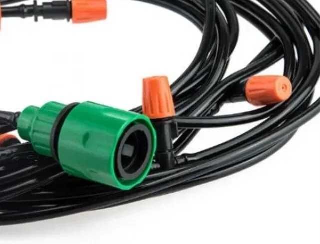 Система ВОДНА МЪГЛА, маркуч с дюзи, охлаждане пръскане вода WATER MIST