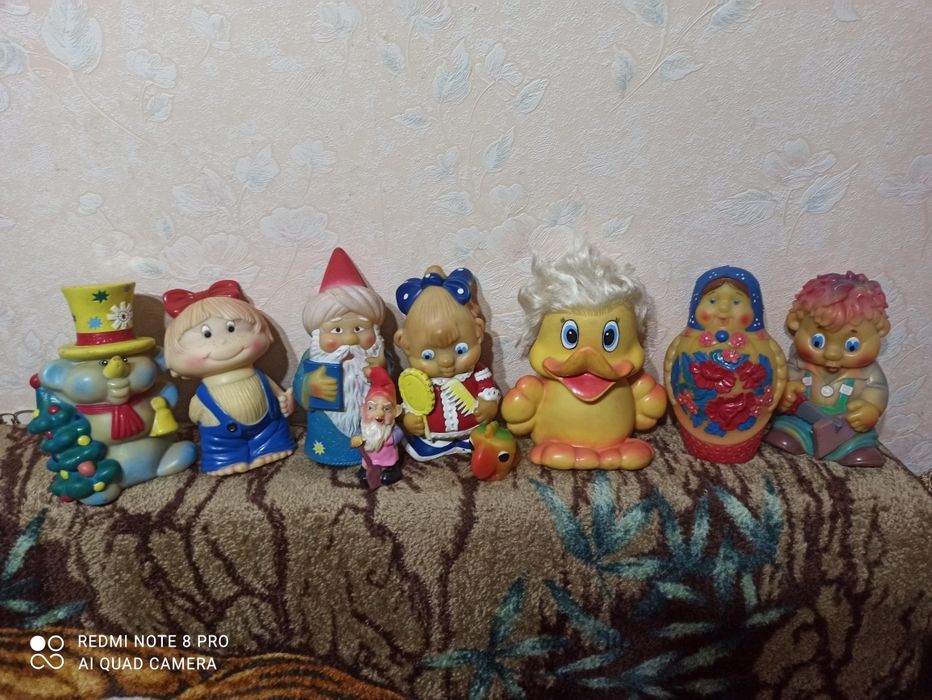 Пупсы СССР и резиновые игрушки