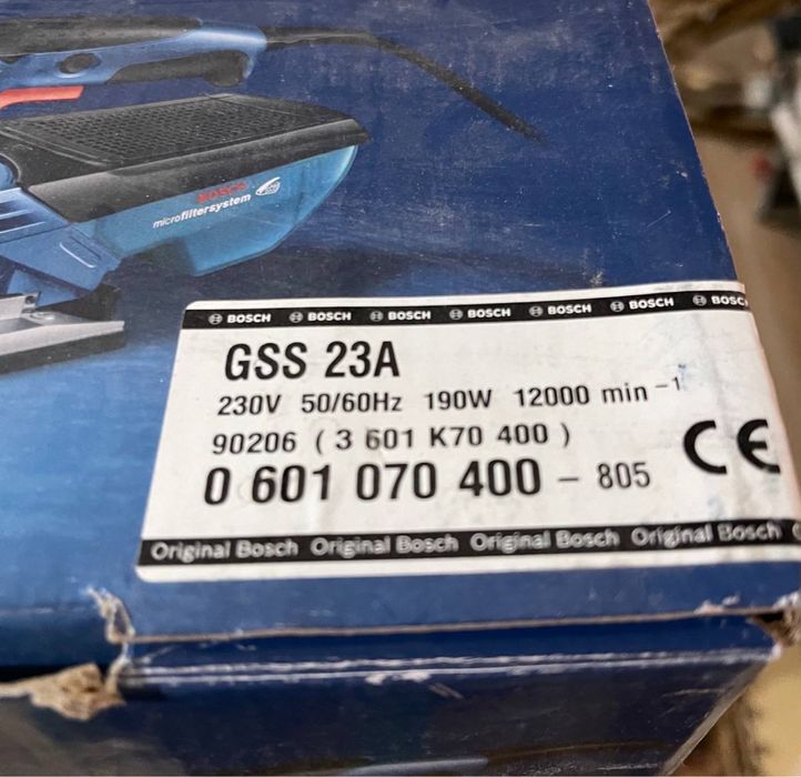 Виброшлифмашинка Bosch