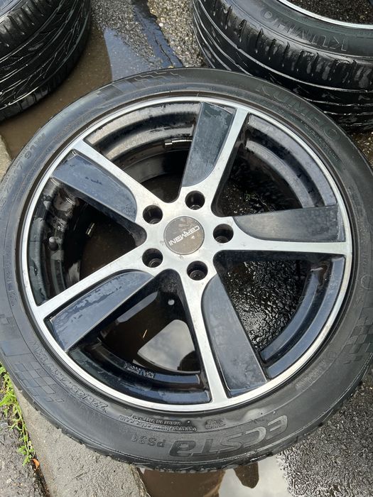 Set 4 Jante Carmani 17” + Kumho ECSTA PS31 225/45 R17 - O jantă îndoită
