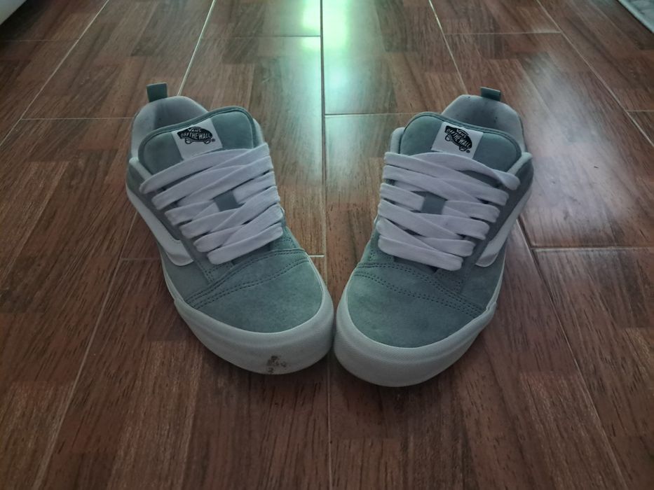 Vans Knu Skool  mist gray în stare foarte bună