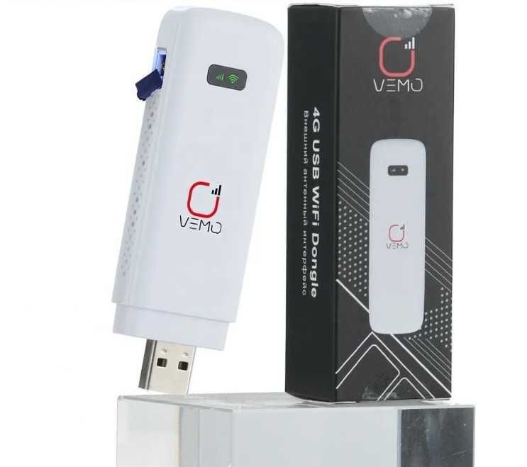 Vemo 4G LTE usb Модем Адаптер MF90 с раздачей WiFi / Доставка 24/7