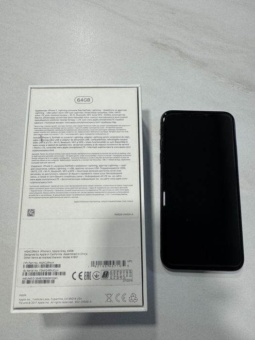 Iphone X , 64gb , negru