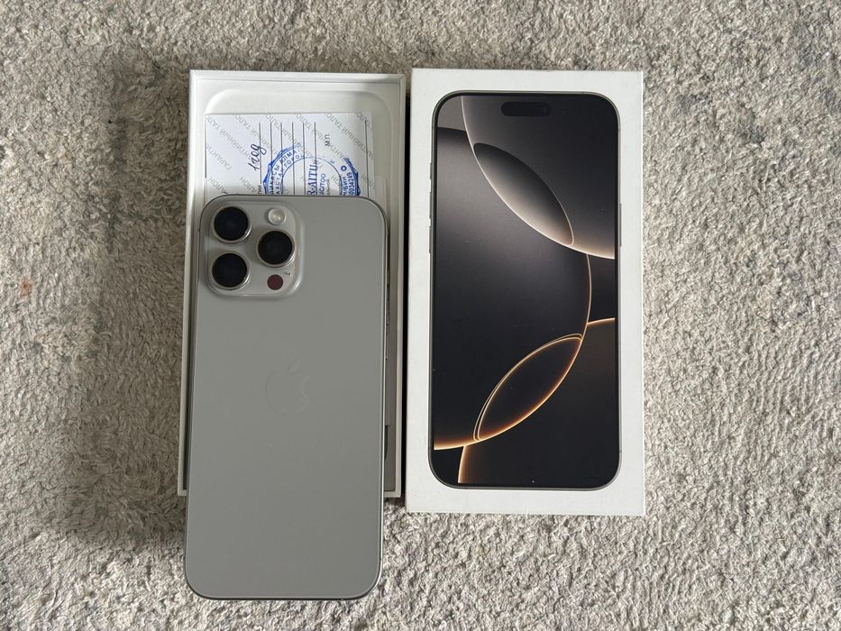 Iphone 16 pro max 256