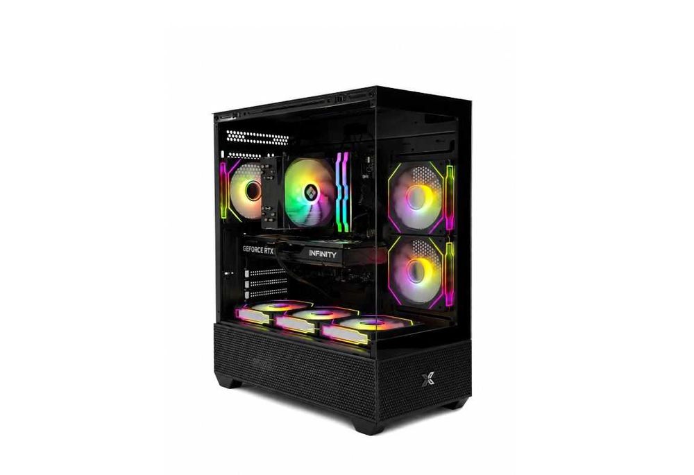 Геймърски Компютър! RTX 4060 / AMD Ryzen 7 5700X / 16GB RAM - НОВ