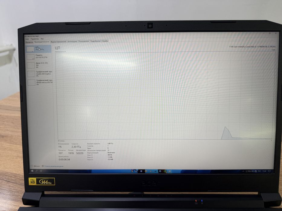 Ноутбук Acer Nitro Intel core i5-11