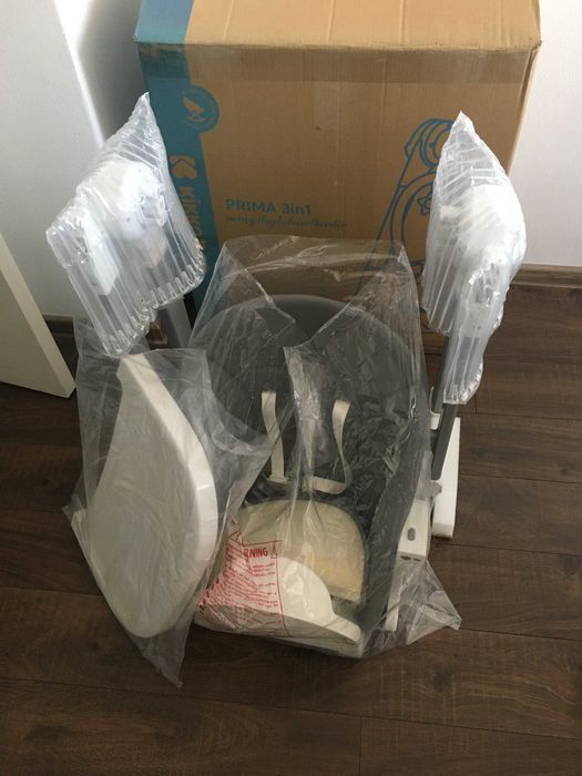 KIKKABOO Стол за хранене - люлка 3в1 PRIMA