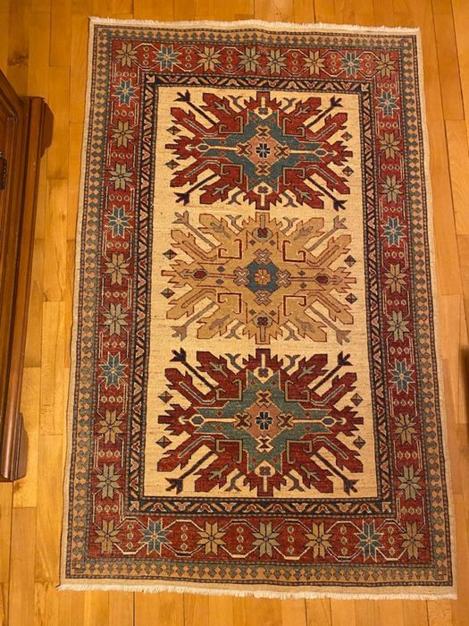 Covor lana si matase manual Tabriz