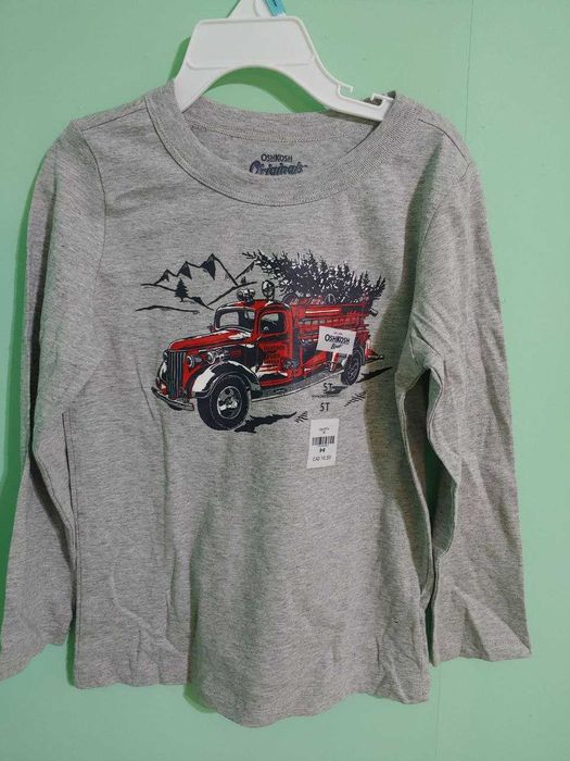 Новая футболка для мальчиков - OshKosh на 5 лет, качество СУПЕР!