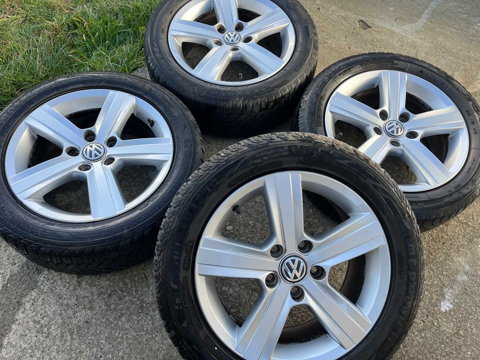 JANTE 16 VW GOLF7 Passat Jetta Touran CADDY Anvelope M+S 205/55/16