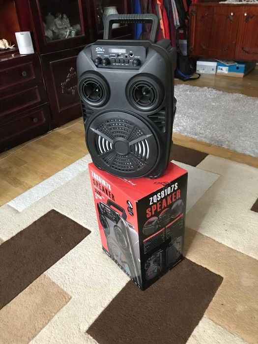 Boxa Portabila Wireless, Lumini LED, Acumulator 3000Mah , Microfon