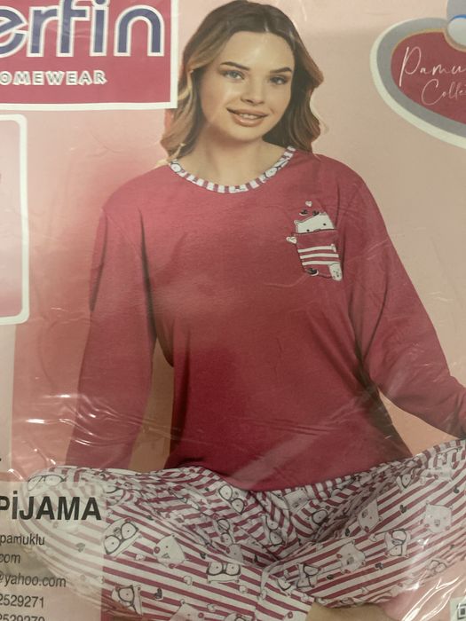 Pijama dama bumbac