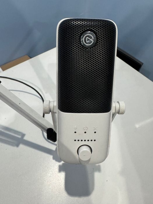 Elgato Wave:3 бял микрофон