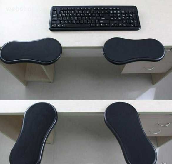 Подлакътник за бюро, офис стол или маса ЧЕРНО