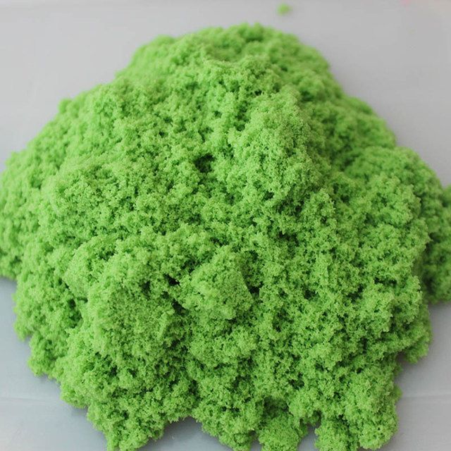 Динамический песок 2 кг + бассейн+формочки Кинетический