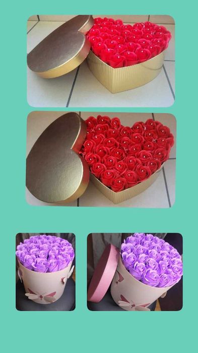 Cadouri flori din săpun