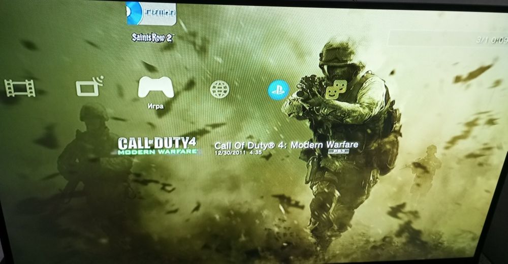 PS 3 с дисками прошитая