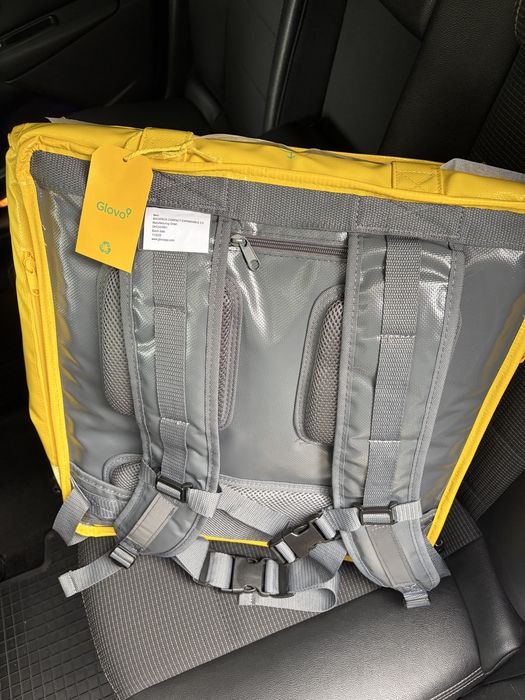 Rucsac Glovo model nou – nou, nefolosit, cu etichetă