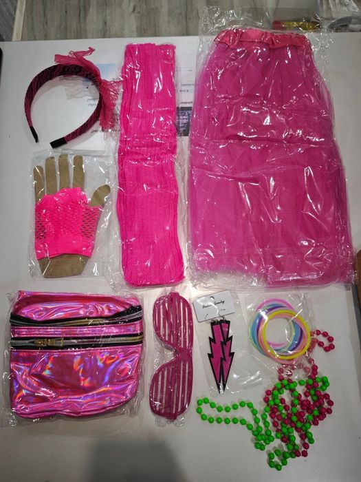 Costum anii 80, cu accesorii, xl, Halloween