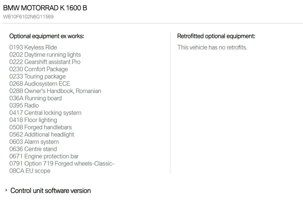 Motocicleta BMW K1600 Bagger 2022