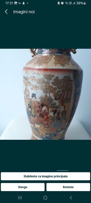 Vaza din portelan, 47 cm inaltime