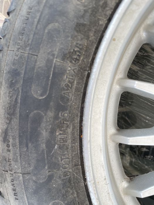 Jante bmw e23 originale cu cauciucuri trx