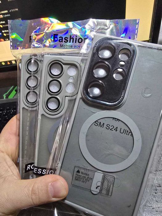 Оригинал Чехол Samsung Galaxy s24 ultra. Chexol.  ORIGINAL магнитный