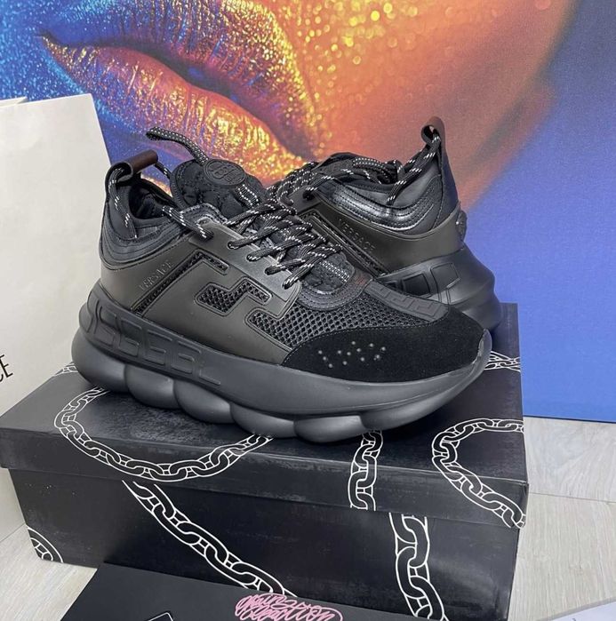 Adidasi Versace Tripple Black