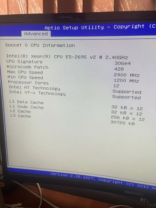 Xeon E5-2695 v2 *2 системный блок