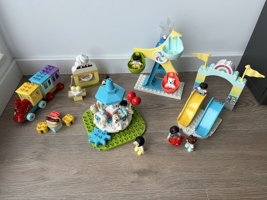 Lego Duplo Лего дупло багер кран ракета автомивка джунгла лунапарк пож