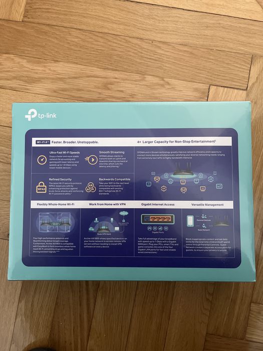 Vand router Tp-link Archer AX1800 dual band Wi-Fi 6