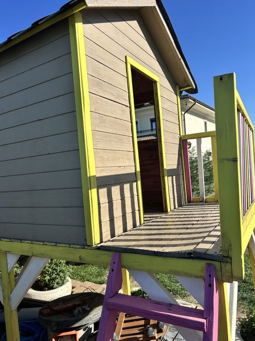 vand casuta gradina copii cu  groapa nisip