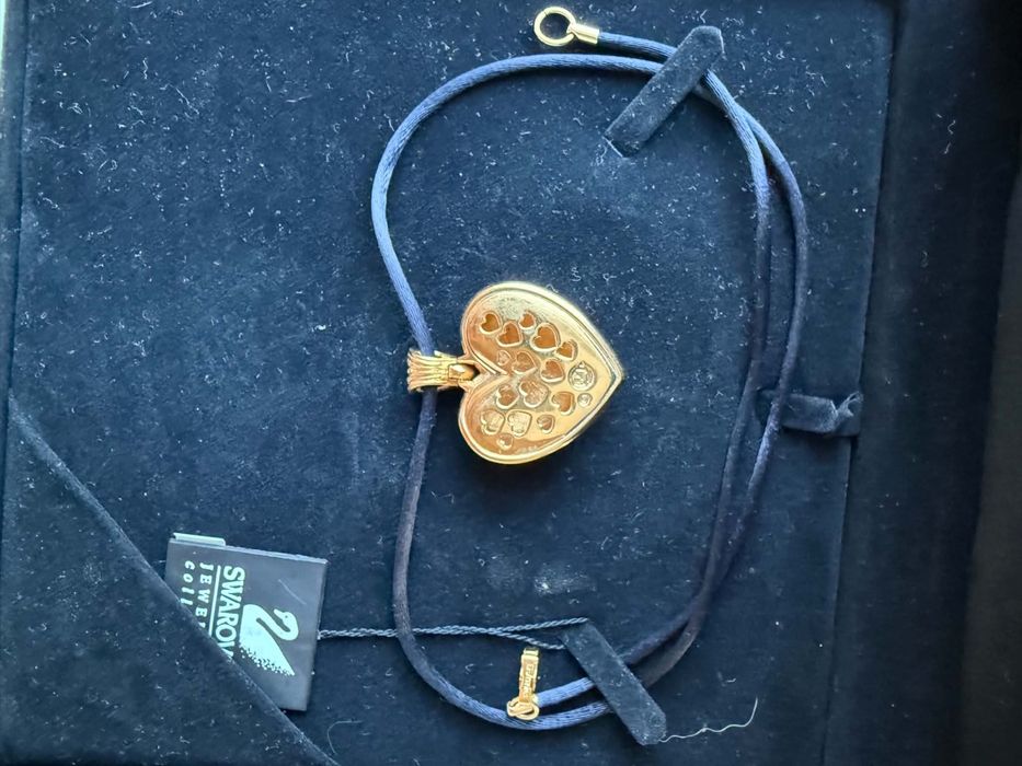 Swarovski колие със сърце