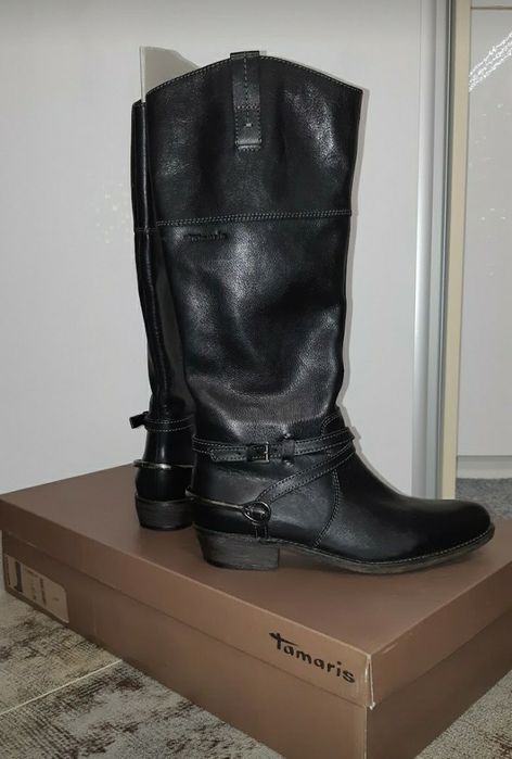 Cizme piele damă, Tamaris , noi,mărimea 38 .